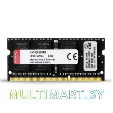 Оперативная память HyperX Impact 8GB DDR3 SO-DIMM PC3-14900 (HX318LS11IB/8) картинка 2
